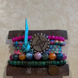 Colorful Beaded Bracelet Set